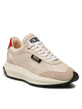 Mercer Amsterdam Mercer Amsterdam Sneakersy The Racer Perforated Nappa ME221026 Beżowy