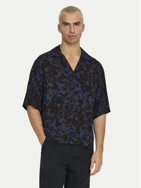 Only & Sons Only & Sons Košile Harris 22032732 Tmavomodrá Relaxed Fit