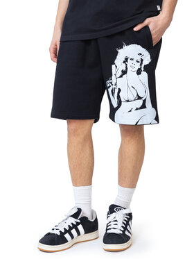 Mercur Mercur Szorty Angels Czarny Basic Fit