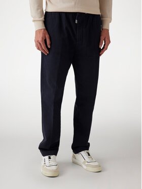Guess Guess Spodnie materiałowe 171645 Niebieski Regular Fit