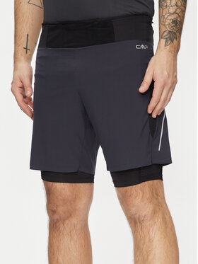 CMP CMP Pantaloni scurți sport 32C6747 Gri Regular Fit