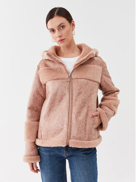 Liu Jo Sport Liu Jo Sport Fellmantel TF3020 E0847 Rosa Regular Fit