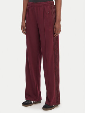 adidas adidas Spodnji del trenirke Firebird Lace KC6445 Bordo rdeča Loose Fit