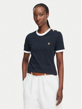 Beverly Hills Polo Club Beverly Hills Polo Club T-shirt P-SS26W-TS0104 Tamnoplava Regular Fit