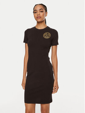 Versace Jeans Couture Versace Jeans Couture Haljina za svaki dan 77HAOT00 Crna Regular Fit