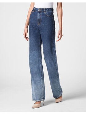 PHILIPP PLEIN PHILIPP PLEIN Jeansy 3475 Světle modrá Palazzo Fit