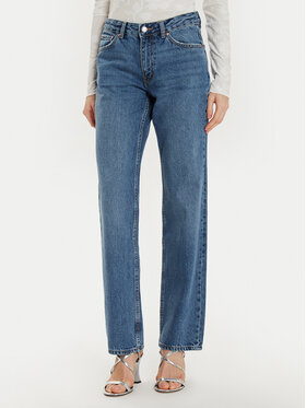 Gina Tricot Gina Tricot Teksad 21489 Tumesinine Straight Fit