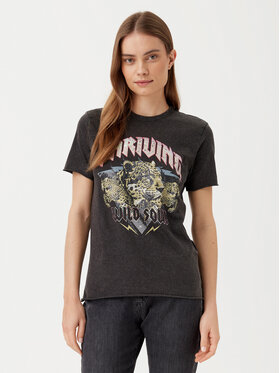 ONLY ONLY Tricou Lucy 15307412 Negru Regular Fit