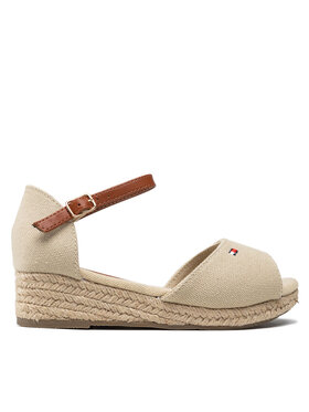 Tommy Hilfiger Tommy Hilfiger Espadrile Rope Wedge Sandal T3A7-32185-0048 M Bej