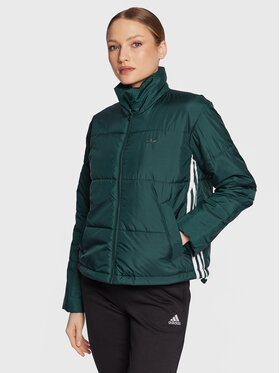 adidas adidas Dūnu jaka HK5254 Zaļš Loose Fit
