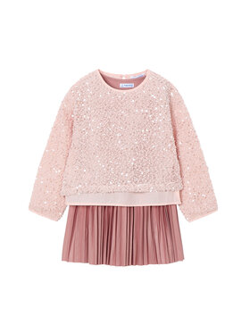 Mayoral Mayoral Vestito da giorno 4925 Rosa Regular Fit