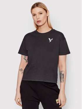 American Eagle American Eagle Majica 030-1305-9930 Črna Regular Fit