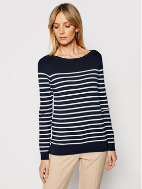 Tommy Hilfiger Tommy Hilfiger Pulover Heritage Boat WW0WW22046 Bleumarin Regular Fit