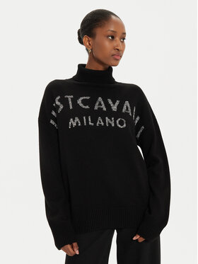 Just Cavalli Just Cavalli Golf 77PAFM22 Czarny Regular Fit