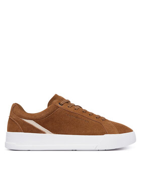 Tommy Hilfiger Tommy Hilfiger Αθλητικά Th Court Premium Suede FM0FM05880 Καφέ