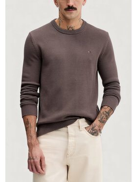 Tommy Jeans Tommy Jeans Πουλόβερ TJM SLIM ESS SWEATER Καφέ Slim Fit