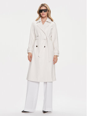 Liu Jo Liu Jo Tenchcoat CA4449 E0624 Écru Regular Fit