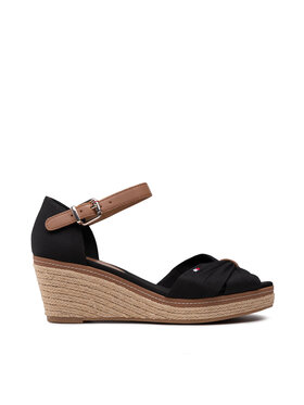 Tommy Hilfiger Tommy Hilfiger Еспадрили Elba 40D FW0FW00906 Черен