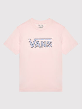 Vans Vans T-Shirt Flying V Wash VN0A5LET Rosa Regular Fit