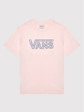Vans Vans T-Shirt Flying V Wash VN0A5LET Ροζ Regular Fit