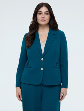 Fiorella Rubino Fiorella Rubino Giacca di transizione Q006T000244N024 Turchese Regular Fit