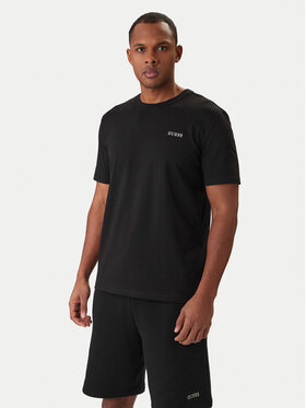 Guess Guess Tričko Z6RI17 I3Z14 Čierna Regular Fit