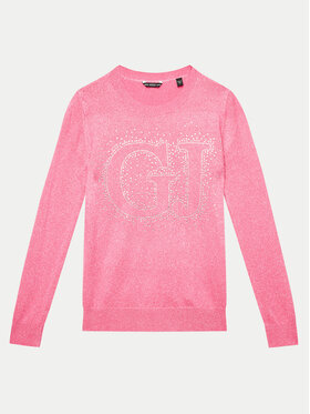 Guess Guess Sweter J4YR00 Z3FP0 Różowy Regular Fit