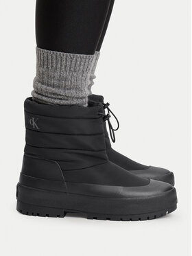 Calvin Klein Calvin Klein Sniego batai Vulc Flatform Snowboot Nyl HW0HW03245 Juoda