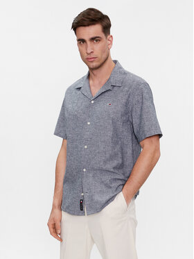 Tommy Jeans Tommy Jeans Риза Camp DM0DM18963 Тъмносин Regular Fit