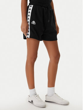 Kappa Kappa Sportshorts Banda Ivissa 361R6NW Schwarz Regular Fit