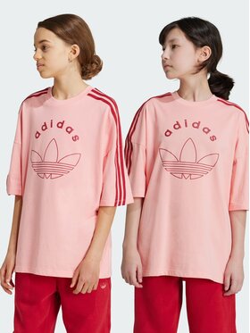adidas adidas T-Shirt 136767 Różowy jasny Loose Fit