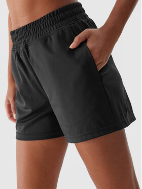 4F 4F Αθλητικό σορτς 4FWSS24TFSHF386-20S Μαύρο Regular Fit