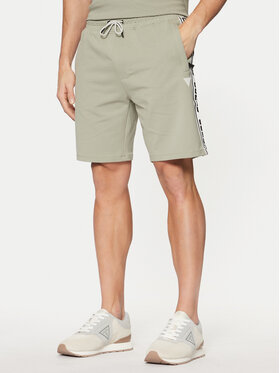 Guess Guess Pantaloni scurți sport Z2YD02 K6ZS1 Verde Loose Fit
