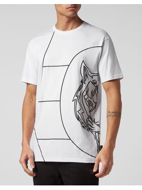 Plein Sport Plein Sport T-Shirt 4989 Bílá Regular Fit