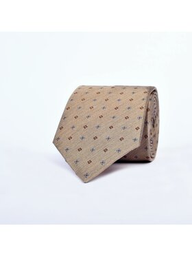 ELSNER ELSNER Kravata JEDWAB ŻAKARD A1115 Béžová