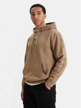 RVCA RVCA Pulóver Deep Think EVYSF00138 Bézs Boxy Fit