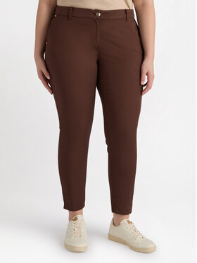 Fiorella Rubino Fiorella Rubino Spodnie materiałowe P718T004800N022 Brązowy Regular Fit
