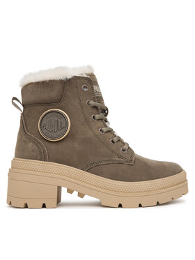 Palladium Palladium Šnurovacia obuv Pallarise Nbkwl 99527-281-M Sivá