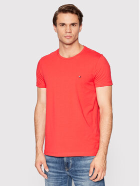 Tommy Hilfiger Tommy Hilfiger T-Shirt MW0MW10800 Czerwony Extra Slim Fit