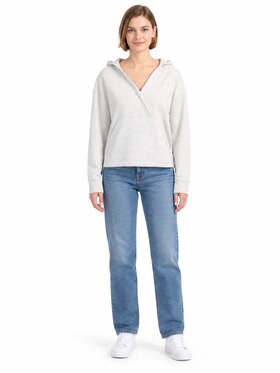 4F 4F Mikina 4FWAW26TSWSF2661-27M Šedá Loose Fit