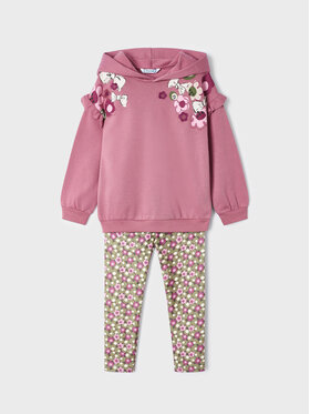 Mayoral Mayoral Komplet bluza i legginsy 4.790 Różowy Regular Fit