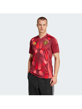 adidas adidas Koszulka techniczna Germany 25 (Women's Team) Away Jersey Czerwony Slim Fit