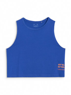 4F 4F Tank top HALNY Niebieski Regular Fit