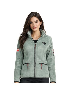Geographical Norway Geographical Norway Polar WZ7987F/GN-ALMOND GREEN Zielony Regular Fit