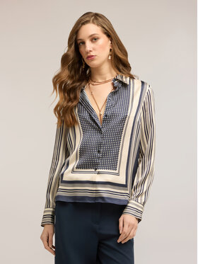 Motivi Motivi Camicia 5051Q000963N0R2 Blu Regular Fit