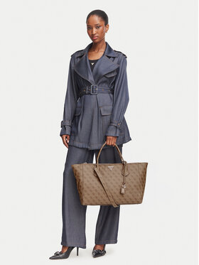 Guess Guess Torebka Marissa Logo HWSG24 82240 Brązowy jasny