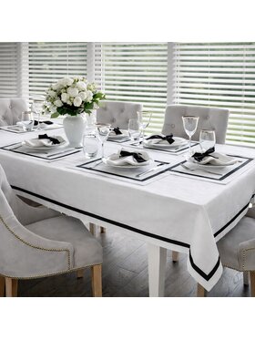 Roseberry Home Roseberry Home Obrus Black Stripes Czarny