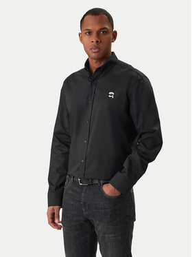 KARL LAGERFELD KARL LAGERFELD Krekls 605912 561600 Melns Regular Fit