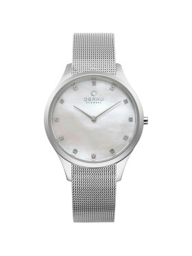Obaku Obaku Hodinky V217LXCWMC Strieborná