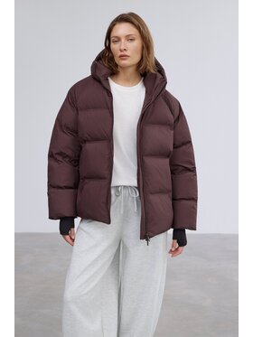 Estro Estro Kurtka puchowa ER00119334 Brązowy ciemny Loose Fit
